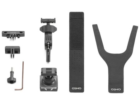 [CLEARANCE] DJI Road Cycling Accessory Kit for Action 2, Osmo Action 4   3, Bicycle Multi-Angle POV Shooting with Bike Seat Rail Mount, 360° Wrist Strap, Mini Handlebar Mount, Quick Release Adapter  - Action Camera Parts & Accessories Discount