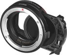 Meike MK-EFTR-C Drop-in Filter Auto Focus Mount Adapter for Canon EF to Canon EOS R   RP   R5   R6   R7   R10   C70 and RED Komodo Cameras with Variable ND Filter and Clear UV Filter for Mirrorless Camera Supply