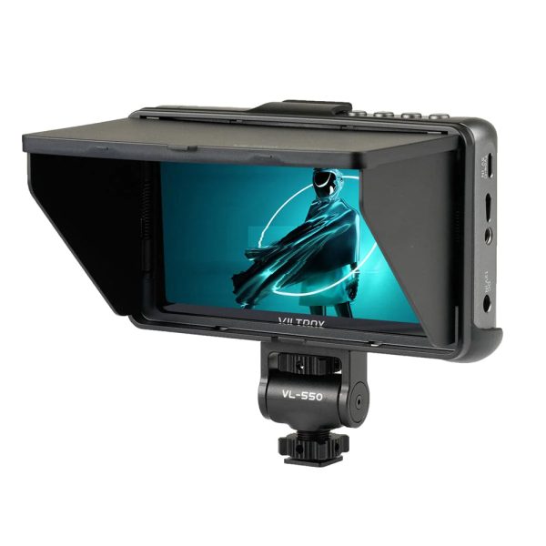 Viltrox DC-550 PRO   Lite 5.5  Full HD Touchscreen LCD Display Camera Monitor with 1200 Nits Brightness, 178° Ultra-wide Viewing Angle, Custom 3D LUTS, USB Type C Power Interface, HDMI 1.4 Output & Input Ports for Sony, Canon, Nikon Online now