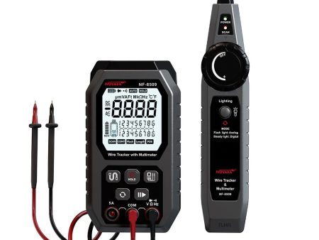 Noyafa NF-8509 Network Cable Wire Tracker Tone Tracer with Digital Multimeter Tester for Ethernet Cable, Telephone Line, Power Cable, Electrical Socket, Appliances, Computer, PC, Electronics - Electricity & Networking Tool Fashion