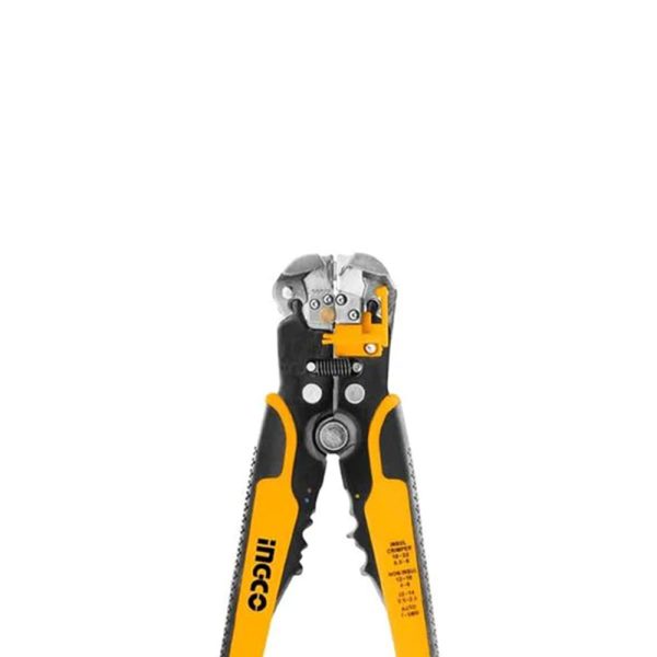 INGCO 3 in 1 Automatic Wire Stripper Cable Cutter Tool with Adjustment Screw, Multifunction Wire Stripping, Cutting, Crimping - Hand Tools | HWSP102418 on Sale