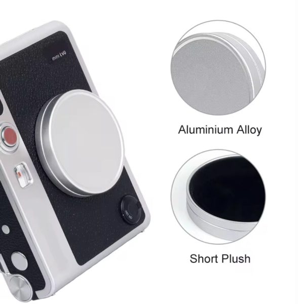 Pikxi Aluminum Protective Lens Cap for FUJIFILM Instax Mini EVO Instant Film Camera - Available in Black, Gray, Silver, Red, and Purple, Rose Gold and Blue Colors Cheap