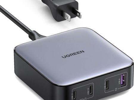 UGREEN Nexode 4 Ports Station USB C and USB A Quick Charger PD Multiport GAN Fast 4 Device Charging Station with 100W Max for Mobile Phone, Laptop Discount