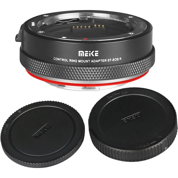 Meike MK-EFTR-B Auto Focus Control Ring Mount Adapter for Canon EF EF-S Lens to EOS-R Cameras EOS R   RP   R5   R6   R7   R10   C70 Mirrorless Camera Setting Aperture, Shutter Speed, ISO Hot on Sale