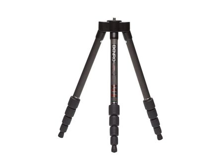 Benro C1190T Travel Flat 5-Section Carbon Fiber Tripod (No Tripod Head) with Twist Lock Legs, Extends Up to 1.3m, 8kg Max Payload, Dust & Water Resistant, Removable 2-Section Center Column for Camera Photography Sale