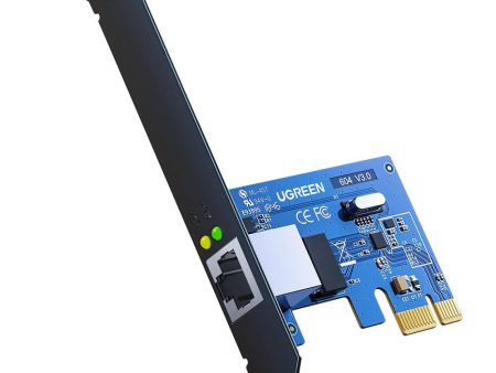 UGREEN Gigabit Ethernet PCI Express PCI-E Network Controller Card 10 100 1000Mbps RJ45 LAN Adapter Converter for Desktop PC Computer Supports Windows OS Cheap