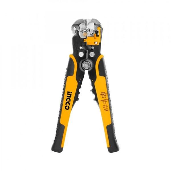 INGCO 3 in 1 Automatic Wire Stripper Cable Cutter Tool with Adjustment Screw, Multifunction Wire Stripping, Cutting, Crimping - Hand Tools | HWSP102418 on Sale