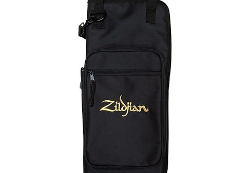 Zildjian Super Drumstick Bag for 12 Pairs Heavy Duty Case with Shoulder Strap and Gold Logo for Drummers | T3256 For Discount