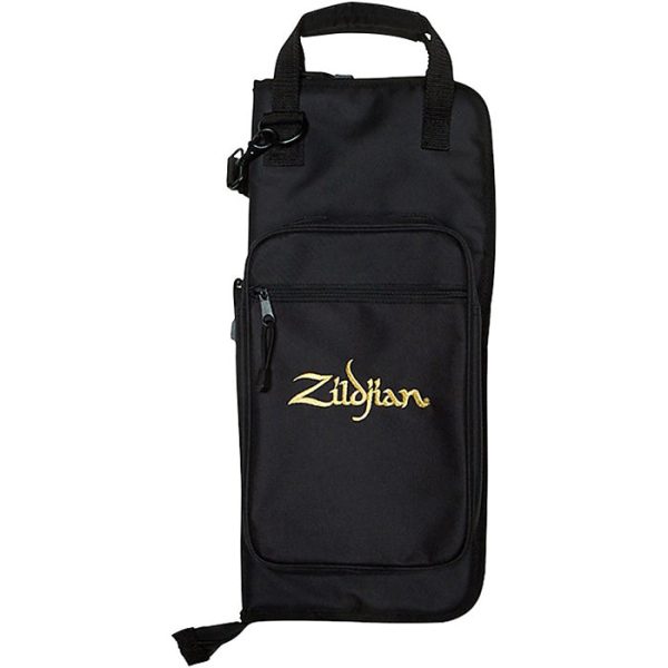 Zildjian Super Drumstick Bag for 12 Pairs Heavy Duty Case with Shoulder Strap and Gold Logo for Drummers | T3256 For Discount