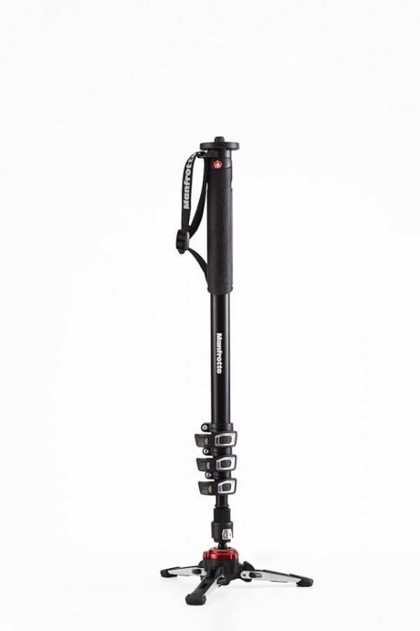 [CLEARANCE] Manfrotto XPro Aluminum 4-Section Fluid Video Monopod with Fluidtech Base BLACK (MVMXPROA4) Cheap