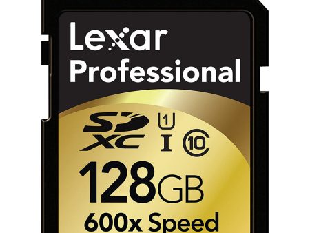 Lexar Professional 600X SDXC UHS-I Class 10 SD Card with 90 MB S Read Speed and 45 MB s Write Speed (128GB) | LSD128CTBAS600 Online now