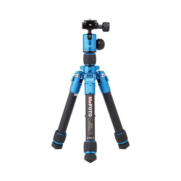 [CLEARANCE] MeFOTO Daytrip Travel Aluminum Tripod with Mini Arca Ball Head, 4kg Load Capacity, Reverse Folding Function (Available in Black, Blue, Green, Orange, Purple, Red, Titanium) Discount