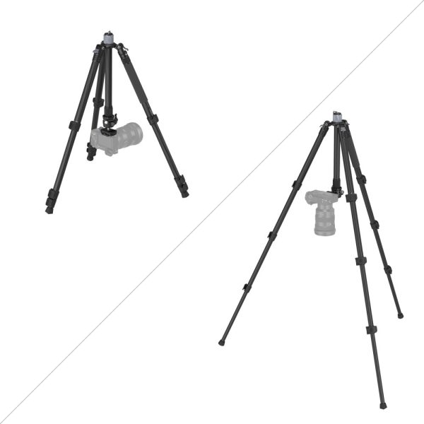 SmallRig AP-20 4-Section Carbon Fiber Travel Tripod with 12kg Load Capacity, Center Column for Outdoor Shooting | 4059 Online now