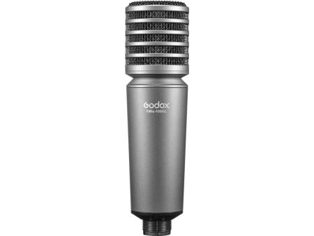 Godox XMic 100GL Large Diaphragm Cardioid Studio Condenser XLR Microphone with 48V Phantom Power, Gold-Plated Capsule, Low Self-Noise, Shock Mount Protection for Podcasting, Streaming, and Vocals Discount