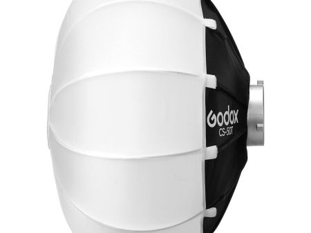 Godox CS-50T CS-65T CS-85T Collapsible Lantern Softbox for Bowens Mount with Foldable Quick Install Portable Round Shape, 270 Beam Spread, Quick Set-Up, for Small Space Studio Live Streaming, Video Shooting Supply