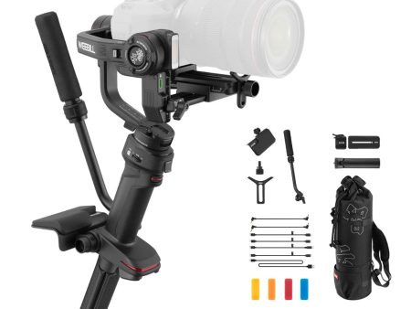 Zhiyun Weebill 3 Camera 3-Axis Handheld Gimbal Stabilizer with Built-in Bi-Color LED Fill Light & Noise Cancelling Hi-Fi Microphone, 21 Hours Battery Life, Dual Quick Release Plate System, PD Fast Charging, Multifunction Control Wheel Online now