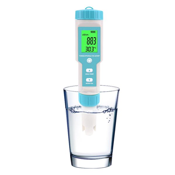 Noyafa Digital 7-in-1 Multi Meter Water Quality Tester PH EC TDS Salinity S.G ORP Temperature PPM Electric Conductivity Salinity | NF-C600 Sale