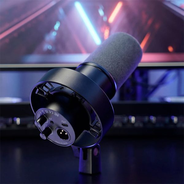 Fifine K688 USB Dynamic Cardioid Desktop XLR Microphone with Shock Mount, Volume Control and Headphone Jack for Streaming, Studio Recording, Podcasting and YouTube Videos Discount