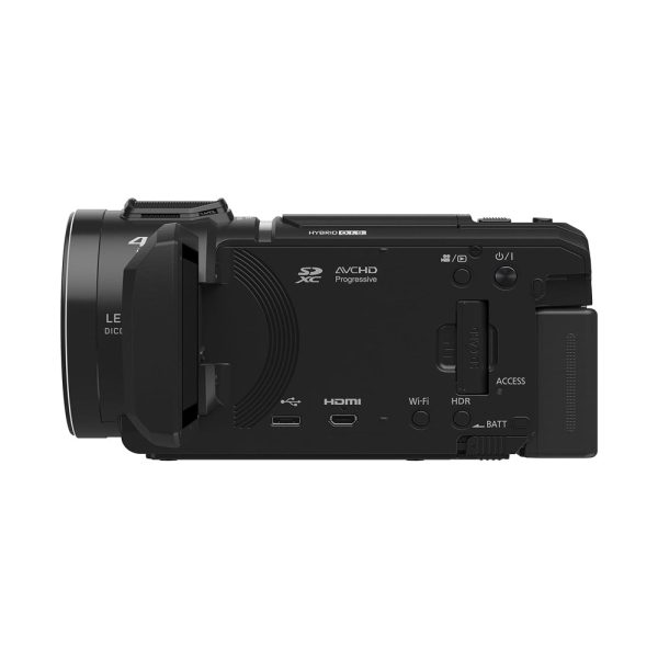 Panasonic Lumix HC-V800 Full-HD 26MP Digital Video Camcorder - 24x Leica Dicomar Optical Zoom, Wi-Fi, HDR, 1 2.5  Back-Illuminated MOS Sensor, Three OIS Stabilizer Systems, Active Contrast Mode, 5.1-Channel Wind-Shielded Zoom Mic Cheap