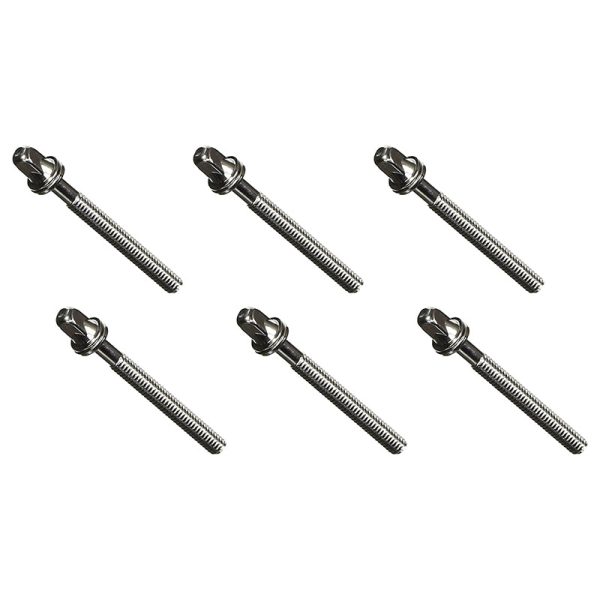 Gibraltar SC-4B 2  Floor Tom Tension Rods with Washer for Drums 6 pack Cheap