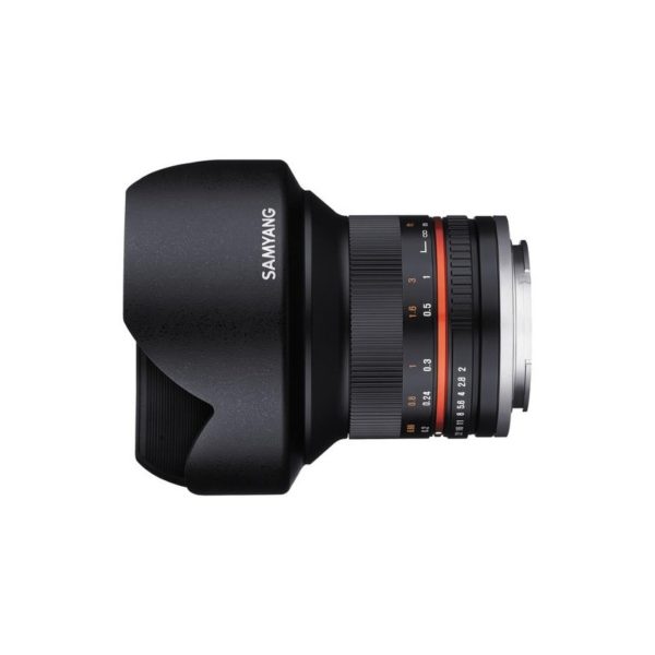 Samyang 12mm f 2.0 Manual Focus APS-C Wide Angle Prime Lens for Canon EF-M Mirrorless Camera with Extra Low Dispersion ED & Aspherical Elements | SY12M-M-BK For Discount