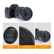 K&F Concept 3pcs Set Replacement Center-Pinch Camera Lens Cap with Lens Cap Keeper & Microfiber Cleaning Cloth for DSLR SLR & Mirrorless Camera | 37mm 40.5mm 43mm 46mm 49mm 52mm 55mm 58mm 62mm 67mm 72mm 77mm 82mm Hot on Sale