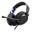 Skullcandy SLYR Pro Wired Over-Ear Multi-Platform Gaming Headset with Removable Boom Mic, 3.5mm AUX Connector, Noise Cancelling, Mute & Volume Control Headphones (Blue, Pink, Green) Online Sale