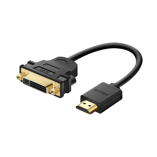 UGREEN Bi-Directional 22cm 30AWG HDMI Male to DVI 24+5 Female Video Converter Adapter Cable with Gold Plated Connectors, Multi-Layer Shielding for PC, Desktop Computer, Laptop, Display Monitor, HD TV, Projector, DVD Player, etc. | 20136 Online Hot Sale