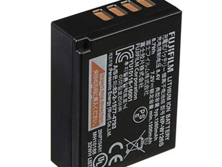 Fujifilm NP-W126S 1260mAh Li-Ion Battery for X-H1, X-T3, X-Pro3, X-T100, X-A7, and other Fuji Mirrorless Cameras Cheap