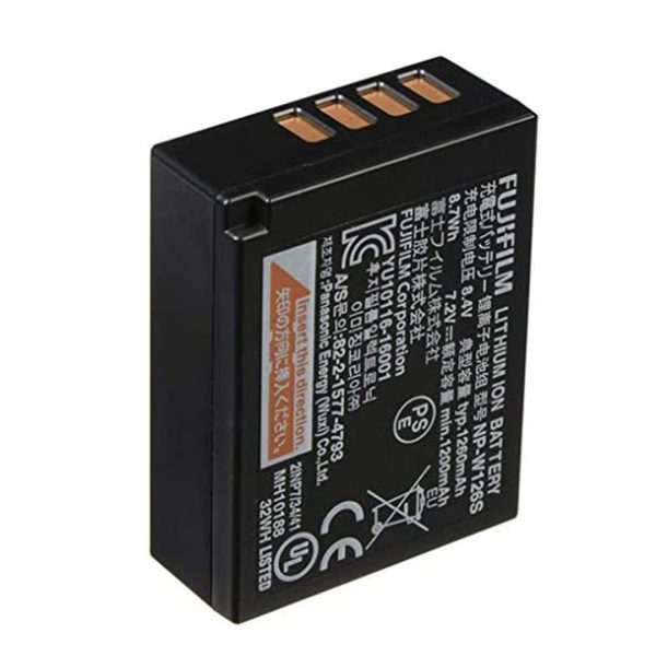 Fujifilm NP-W126S 1260mAh Li-Ion Battery for X-H1, X-T3, X-Pro3, X-T100, X-A7, and other Fuji Mirrorless Cameras Cheap