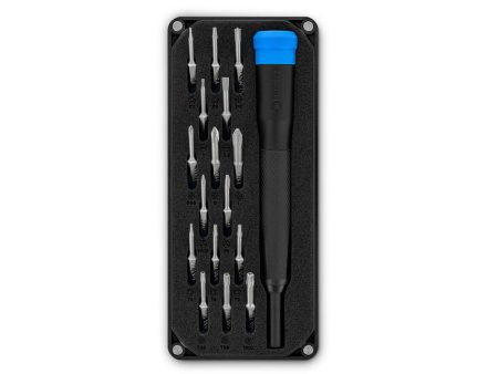 iFixit Minnow Driver Precision Bit Set with 4mm Precision Bit Driver with Integrated SIM Eject Tool, 16 Screwdriver Bits, Magnetized Driver Handle, and Lid with Sorting Tray for Smartphones, Laptops, Desktops Sale