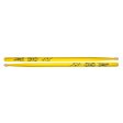 Zildjian ZASJD2 Josh Dun Artist Series with Signature Logo and Trench Drumsticks Medium Taper for Drums and Cymbals (Yellow) Online