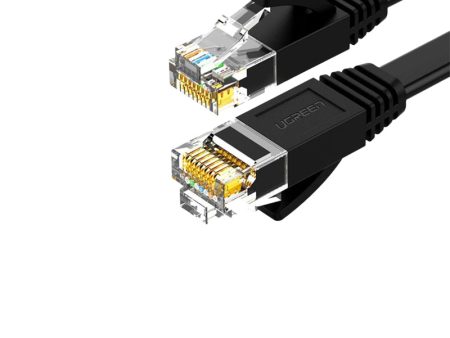 UGREEN CAT6 UTP LAN Ethernet Flat Cable 1000Mbps Gigabits RJ45 26AWG Gold-Plated Patch Network Router Cord (0.5M, 1M, 2M, 3M, 5M) | 50172, 50173, 50174, 50175, 50176 Online Hot Sale