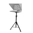 Desview   Bestview Professional Teleprompter Stand with 1.4  Compatible Insert, Tripod Leg Design and Adjustable Mounting Pole for Studio Equipment Supply