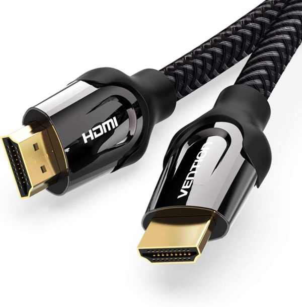 [CLEARANCE] Vention 4K HDR Nylon Braided HDMI Cable with 18 Gbps High Speed Ethernet and Dolby True Audio Support (0.75m, 1m, 1.5m, 2m, 3m) | VAA-B05 Discount