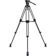 Benro BV6 Pro Aluminum Video Tripod Kit with 6kg Load Capacity, 2-Stage, 3-Section Tripod Legs with 75mm Levelling Ball, Removable Mid-Level Spreader and Up to 90 Degree Tilt Range for Camera Support System on Sale