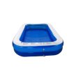 Ucassa 260 x 165 x 50cm Inflatable Swimming Pool Rectangle White-Edge Summer for Family, Kids and Adults Discount