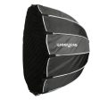 Viltrox VP-90 90cm Foldable Deep Parabolic Softbox Reflector Diffuser with 62cm Depth, Carrying Bag and Honeycomb Grid Filter for Studio Photography and Lighting Fashion