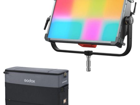 [CLEARANCE] Godox KNOWLED P600R 30 x 22  RGB LED Light Panel with 2000-10000K, Fan Cooled, Flicker-Free Operation, Onboard, DMX RDM, CRMX & App Control 4 to 16 Build-In Ligthning Effects Online now