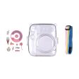 [CLEARANCE] Pikxi CM11 Clear Transparent Protective Case with Strap and Cute Sticker for Fujifilm Instax Mini 11 Camera For Discount