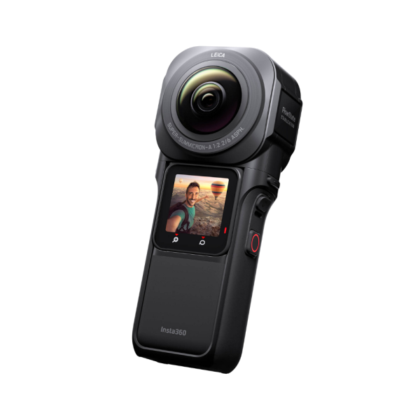 Insta360 ONE RS 1-Inch 360 Edition Camera with Invisible Selfie Stick, 6K 360 Degree Panoramic Video Horizon Lock, 21MP Photo, Co-Engineered with Leica Long-life Battery, PureShot HDR, Dual 1-Inch Sensors, IPX3 Water Resistant Fashion