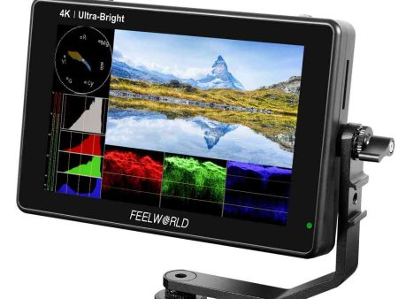 Feelworld LUT7 7  Touchscreen Camera Field Monitor 1920 x 1200 Resolution with Tilt Arm, 4K HDMI In   Out, 2200 nits Ultra Bright, 3D LUTs, 323 PPI IPS LCD Online