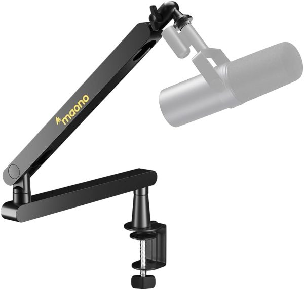 Maono BA92 Microphone Suspension Boom Arm Stand Aluminium Alloy 360 Degree Joint for Podcast, Vocal Studio Recording Discount