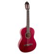 Valencia 200 Series Classical Full Size Acoustic Guitar with 6-String Nylon, 19 Frets Right-Handed for Student Musicians, Beginner Players (Classic Sunburst, Transparent Wine Red) | VC204CSB, VC204TWR Online now