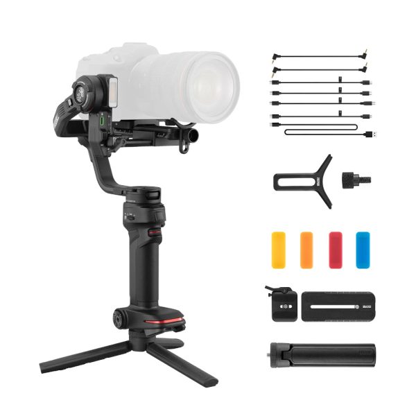 Zhiyun Weebill 3 Camera 3-Axis Handheld Gimbal Stabilizer with Built-in Bi-Color LED Fill Light & Noise Cancelling Hi-Fi Microphone, 21 Hours Battery Life, Dual Quick Release Plate System, PD Fast Charging, Multifunction Control Wheel Online now