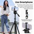 Ulanzi MT-65 Professional Horizontal Tripod with 360° Integrated Ball Head, Built-In Phone Clip, Vertical and Center Shaft Inverted Shooting Mode, 57cm to 175cm Adjustable Height for Smartphones, DSLR, SLR, Mirrorless Cameras | 3336 Discount