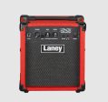 [CLEARANCE] Laney LX10 Red 10 Watts RMS Guitar Combo Amplifier Hot on Sale