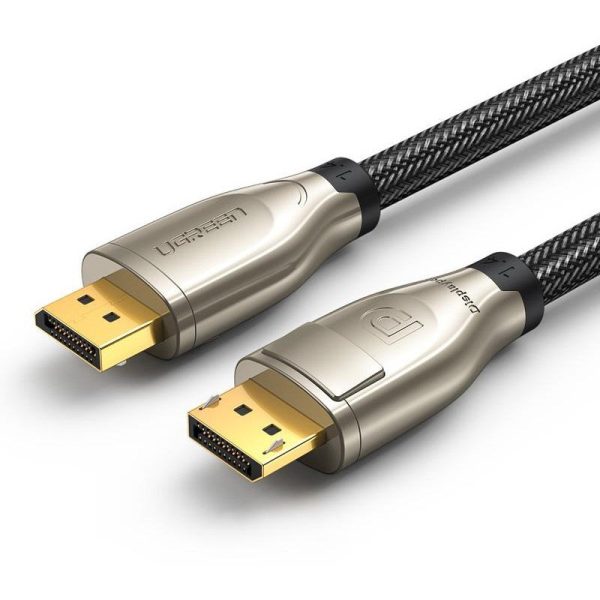 UGREEN 8K 60Hz UHD HDR DisplayPort DP 1.4 Cable 32.4Gbps Gold-Plated Nylon Braided Cord (1M, 2M, 3M) | 6084 on Sale