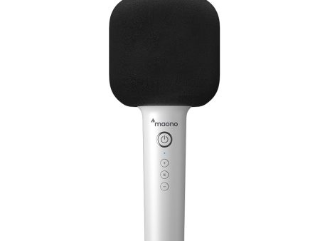 Maono MKP100 Portable Hi-Fi Handheld Karaoke Microphone with Bluetooth, 20m Range Operation, Button Controls and Light Indicator Discount