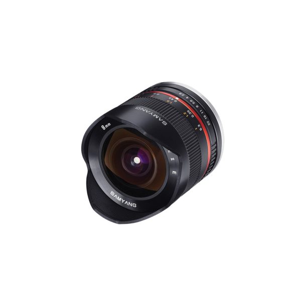 Samyang 8mm f 2.8 UMC Fisheye II Manual Focus Wide Angle APS-C Lens for Sony E Mount Cameras | SY8MBK28-E Discount